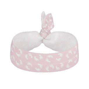 Baby Footprints, Babies Foot, Footsteps, Pink Girl Elastic Hair Tie