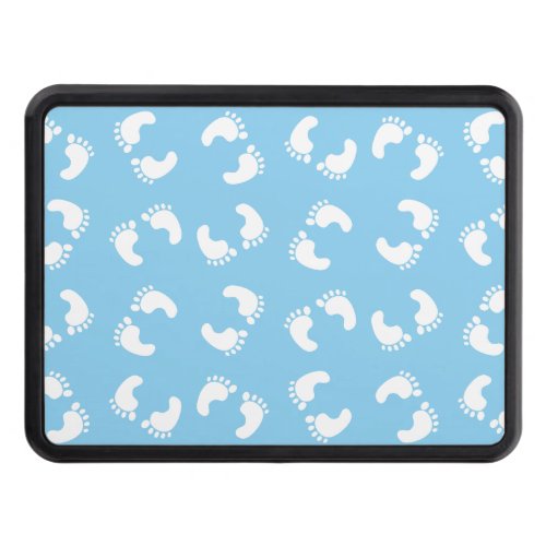 Baby Footprints Baby Foot Footsteps Feet Blue Hitch Cover