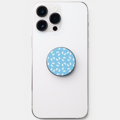 Baby Footprints Baby Foot Footsteps Feet Blue PopSocket