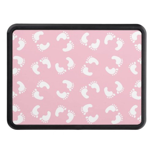 Baby Footprints Baby Foot Footsteps Feet Pink Hitch Cover