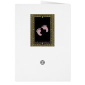 Baby Footprints Cards (Back)