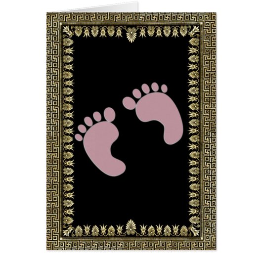 Baby Footprints Cards (Front)