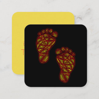 Baby Footprints Enclosure Card