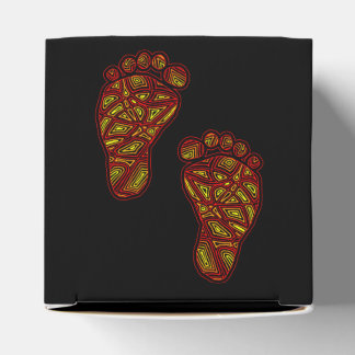 Baby Footprints Favor Boxes