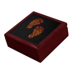 Baby Footprints Jewelry Box