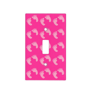 Baby Footprints Light Switch Cover