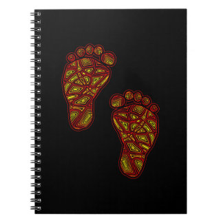 Baby Footprints Notebook