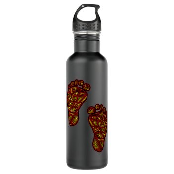 Baby Footprints Stainless Steel Water Bottle by scribbleprints at Zazzle