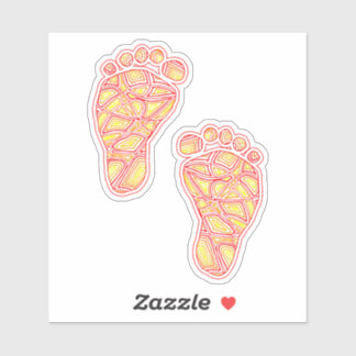 Baby Footprints Sticker