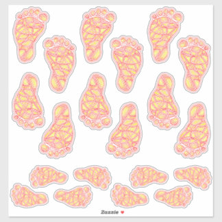 Baby Footprints Sticker