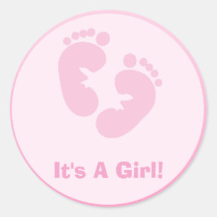 Baby Footprints Stickers