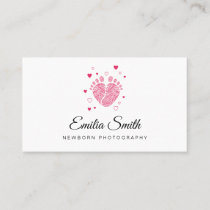Baby footsteps business card