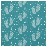 Baby footsteps fabric