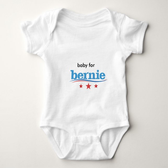 baby for bernie bodysuit (Front)