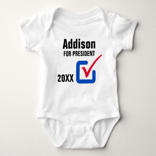 Baby for President Baby Bodysuit