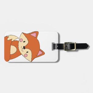 Baby Fox Drawing Cute Fox Art Baby Fox Design Luggage Tag