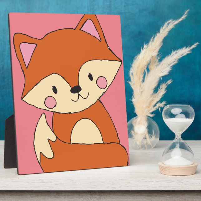 baby fox drawing cute