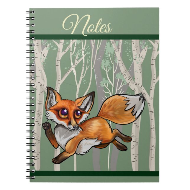 Baby Fox Notebook (Front)