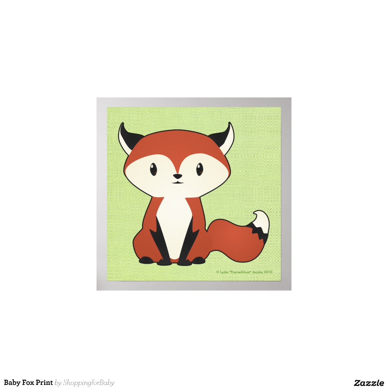 Baby Fox Print | Zazzle