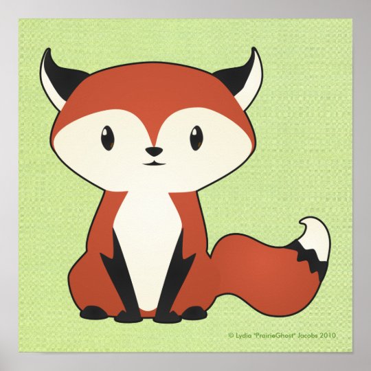 Baby Fox Print | Zazzle.com