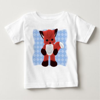 Baby Fox Toon Friend T-shirt by mariannegilliand at Zazzle