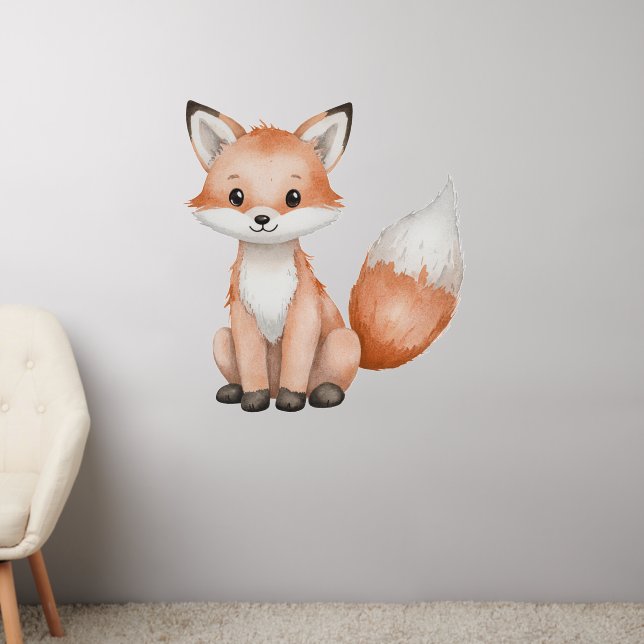 Baby Fox Wall Decal (Living Room 2)