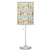 Baby Fox Woodland Pattern Lamp - Girl (Right)