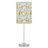 Baby Fox Woodland Pattern Lamp - Girl (Back)