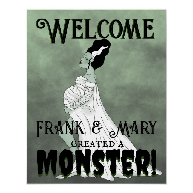 Baby Frankenstein Welcome Poster (Front)