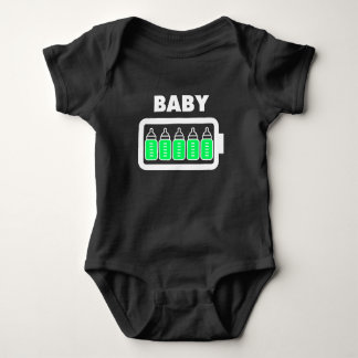 Baby Full Bottle Battery Baby Bodysuit