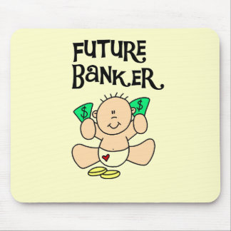 Baby Future Banker T-shirts and Gifts Mouse Pad