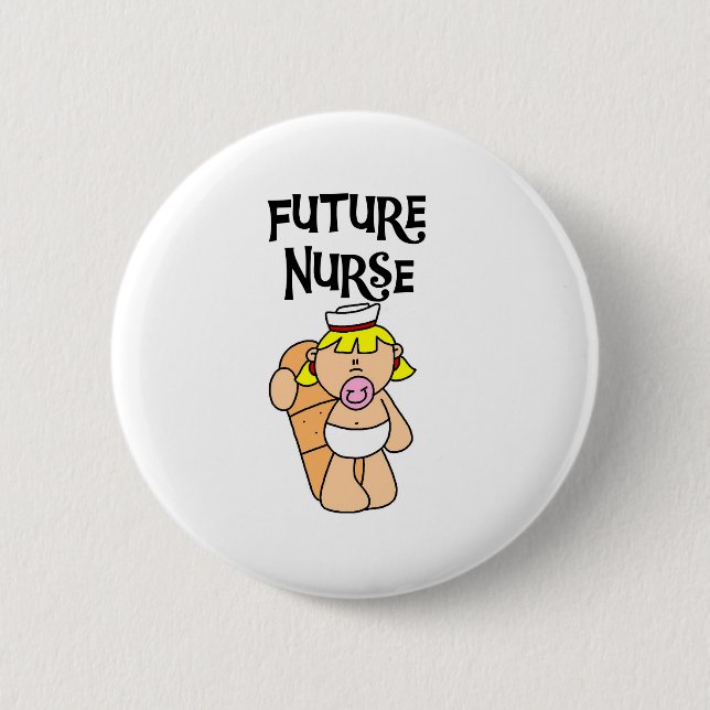 Baby Future Nurse Button (Front)