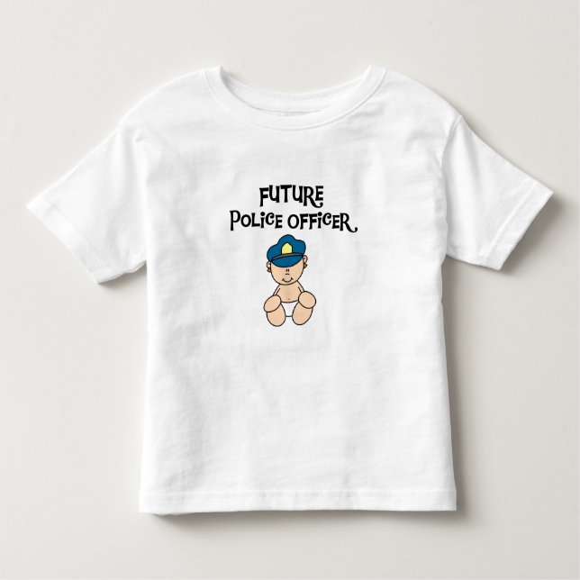 Baby Future Police Officer Toddler T-shirt (Front)
