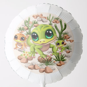 Baby Geckos Cute Cartoon Characters Balloon