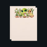 Baby Geckos Cute Cartoon Characters Letterhead<br><div class="desc">Cute Little Baby Gecko Lizards smiling set of four Characters. Lovely and cheerful cartoon characters,  one is green,  the other is Brown,  with big and sweet green,  pink,  blue and brown eyes. Original Vector art isolated on white,  copyright BluedarkArt TheChameleonArt.</div>