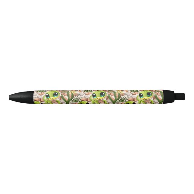 Baby Geckos Cute Cartoon Characters Pen (Front)
