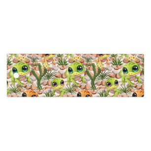 Baby Geckos Cute Cartoon Characters Ruler