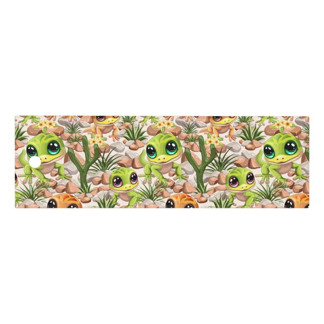 Baby Geckos Cute Cartoon Characters Ruler (Front)