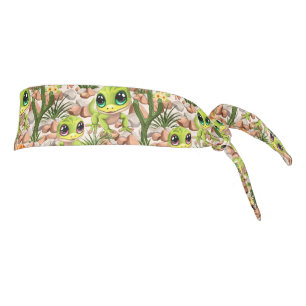 Baby Geckos Cute Cartoon Characters Tie Headband