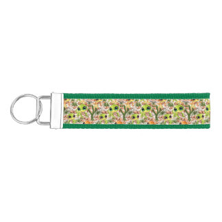 Baby Geckos Cute Cartoon Characters Wrist Keychain