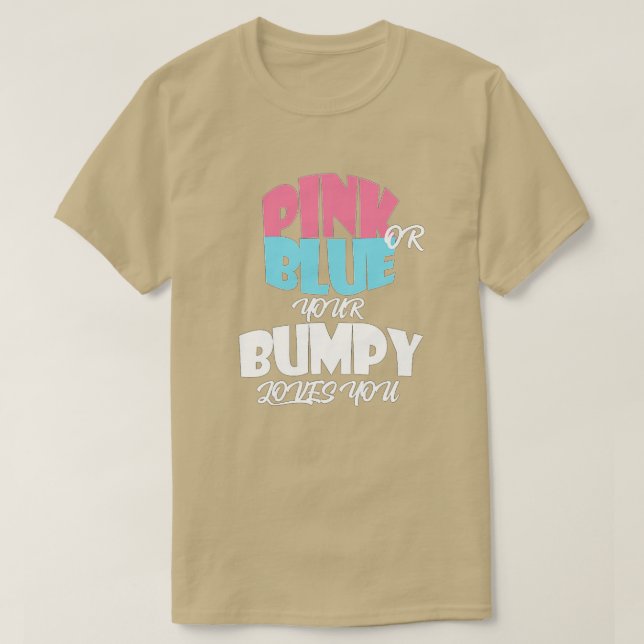Baby Gender Reveal for BUMPY essential T-Shirt (Design Front)