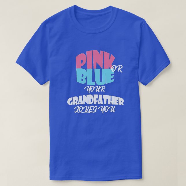 Baby Gender Reveal for GRANDFATHER  essentiel  T-Shirt (Design Front)