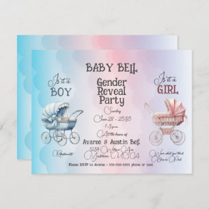 Baby Gender Reveal Invitation