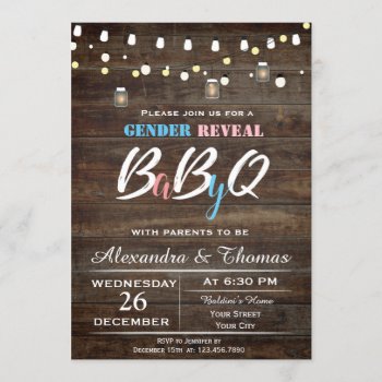 Baby Gender Reveal Invitation by NellysPrint at Zazzle