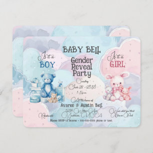 Baby Gender Reveal Invitation