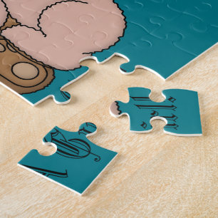 Baby gender reveal jigsaw puzzle gift Maternity