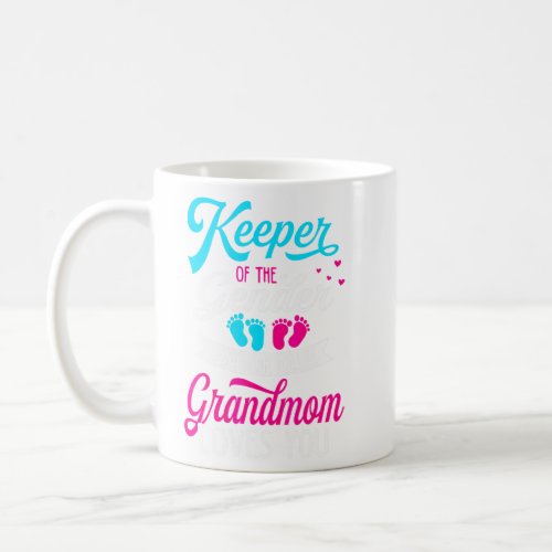 Baby Gender Reveal Shower Pink Or Blue Grandmom Lo Coffee Mug