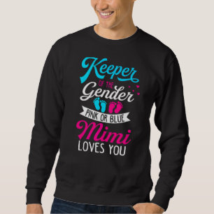 Baby Gender Reveal Shower Pink Or Blue Mimi Loves Sweatshirt