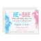 Baby Gender Reveal Smoke Bomb Blue and Pink Party