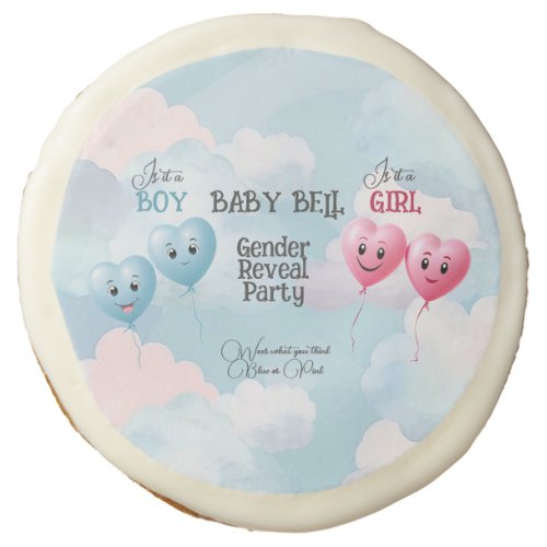 Baby Gender Reveal  Sugar Cookie